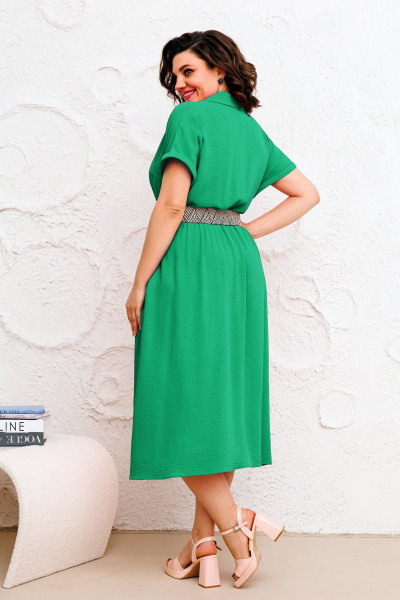 Платье AGATTI 5532 зеленый - фото 2