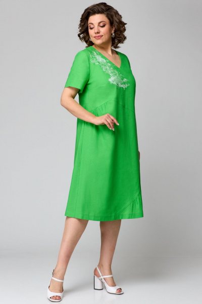 Платье Мишель стиль 1196 зеленый-1 - фото 6
