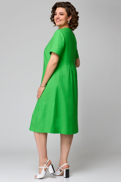Платье Мишель стиль 1196 зеленый-1 - фото 2