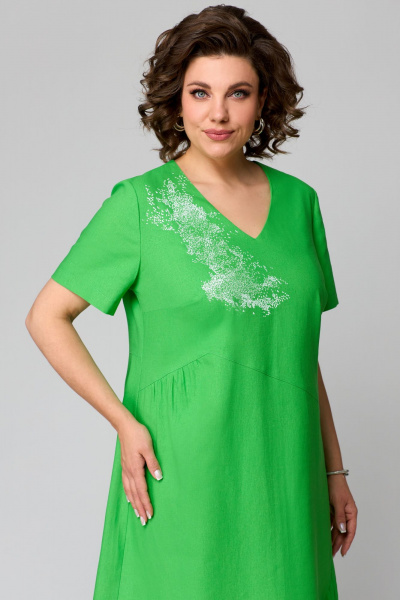 Платье Мишель стиль 1196 зеленый-1 - фото 5