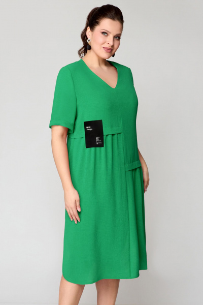 Платье Мишель стиль 1194 зеленый - фото 6