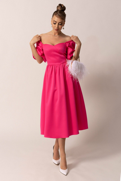 Платье Golden Valley 4744-1 темно-розовый - фото 1