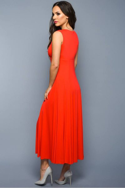 Жакет, платье Teffi Style L-1170 красный - фото 4