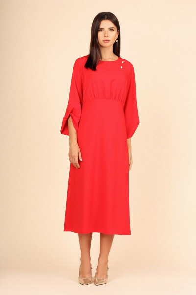Платье Faufilure С895 красный - фото 1