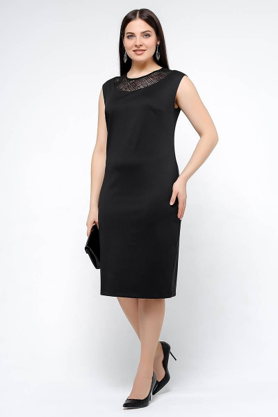 Платье La rouge 5295 черный - фото 1
