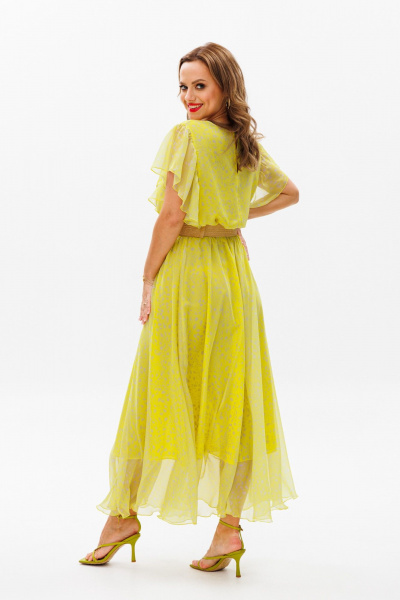 Платье Anastasia 1085 лимонный - фото 8