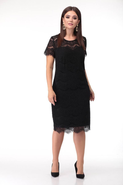 Платье ANASTASIA MAK 735 черный - фото 1