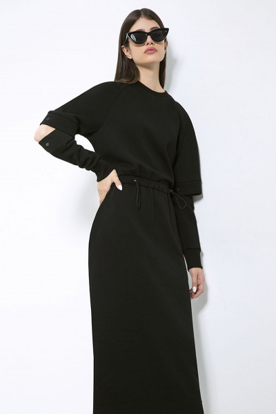 Платье LaVeLa L10183 черный - фото 3