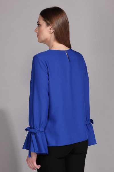 Блуза La Prima 0479 синий - фото 4