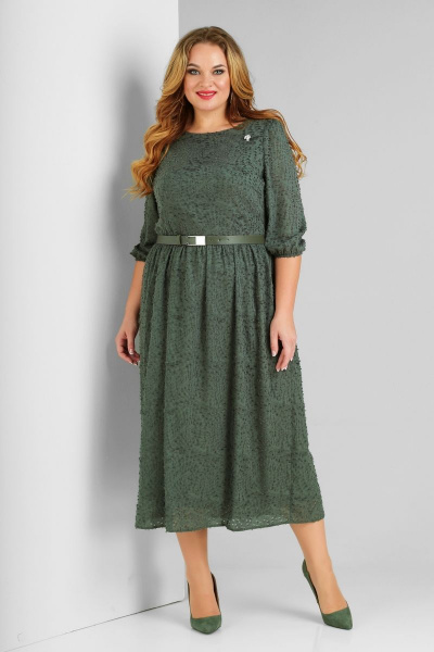 Платье Милора-стиль 803 зеленый - фото 1