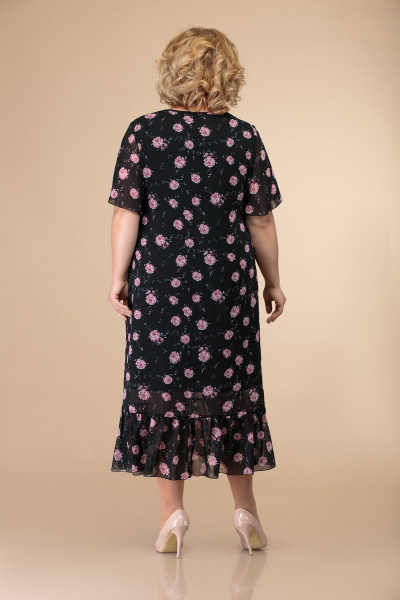 Жакет, платье Svetlana-Style 1373 клевер+черный - фото 3
