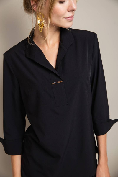 Блуза Daloria 6138 черный - фото 2