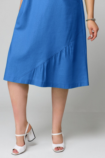 Платье Мишель стиль 1196 синий - фото 5