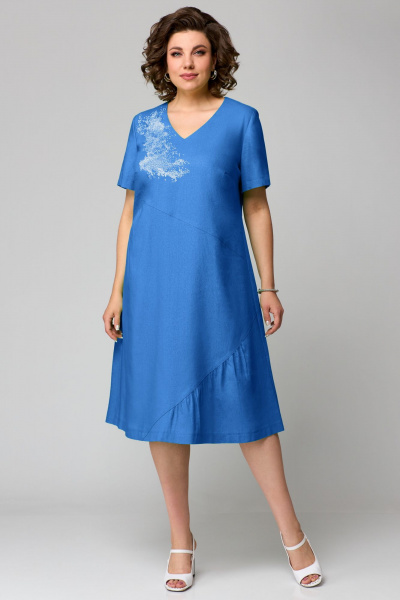 Платье Мишель стиль 1196 синий - фото 1