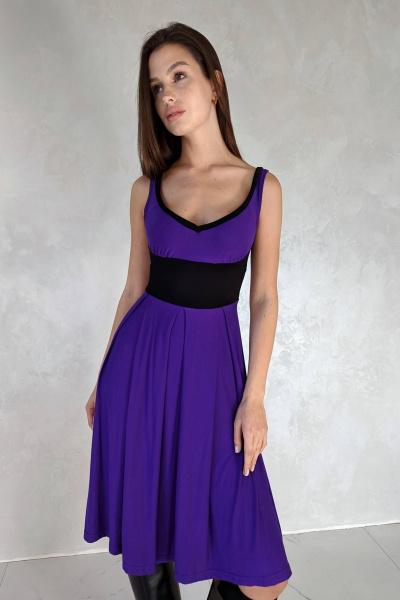 Платье Patriciа F1200 фиолетовый - фото 2