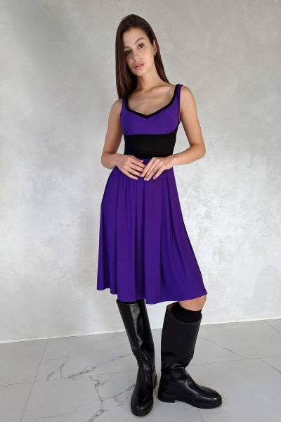 Платье Patriciа F1200 фиолетовый - фото 1