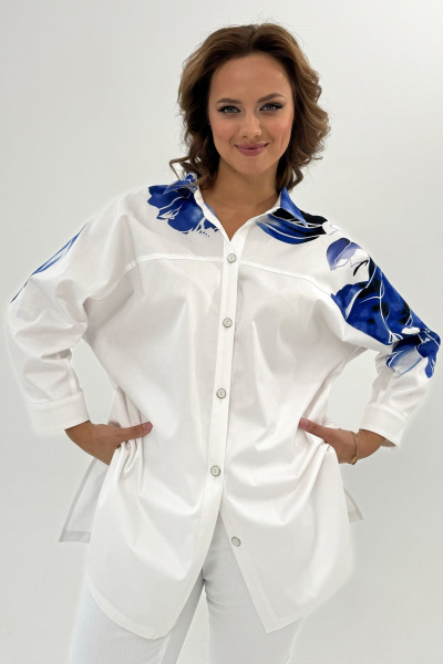 Блуза Condra 16145 белый - фото 2