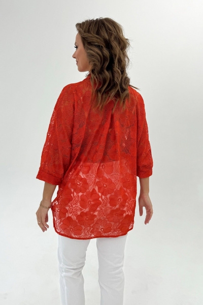 Блуза Condra 16245 оранжевый - фото 9