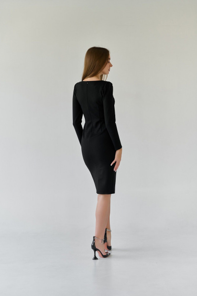 Платье Мастер Мод 554 чёрный - фото 3