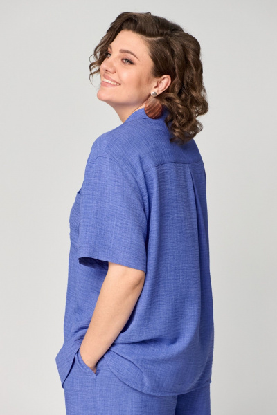 Рубашка, шорты ANASTASIA MAK 1190 синий - фото 6