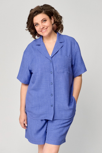 Рубашка, шорты ANASTASIA MAK 1190 синий - фото 3