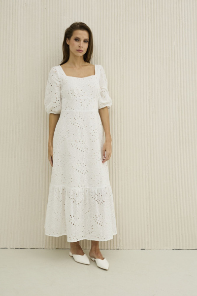 Платье DAVA 1204 белый - фото 3