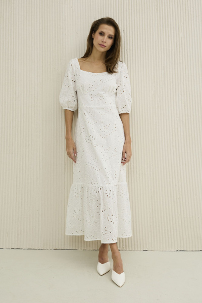 Платье DAVA 1204 белый - фото 1