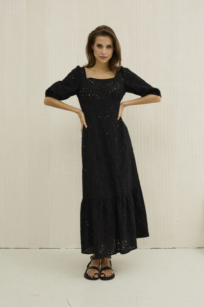 Платье DAVA 1204 черный - фото 3