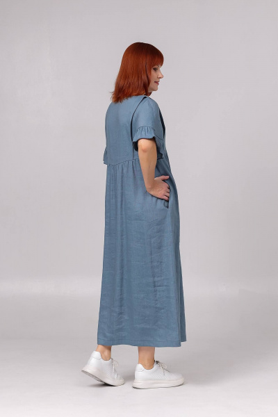 Платье Соджи 618 синий - фото 7