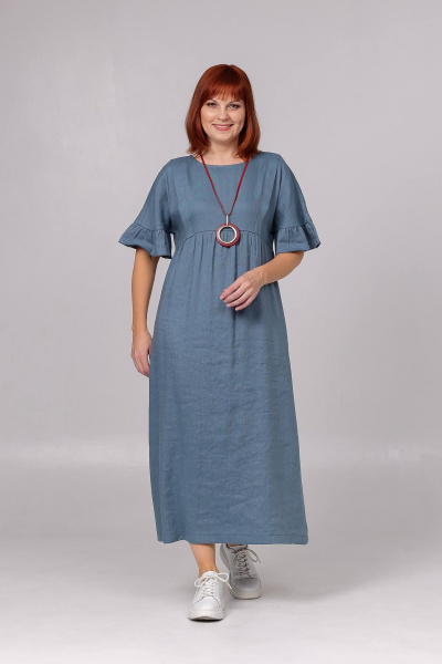 Платье Соджи 618 синий - фото 2
