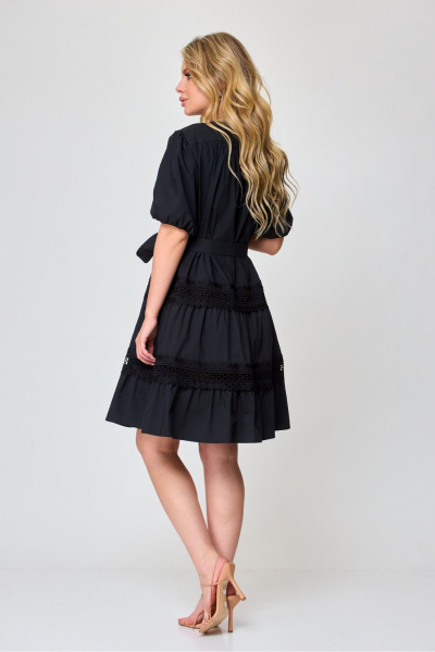 Платье Laikony L-481 черный - фото 6