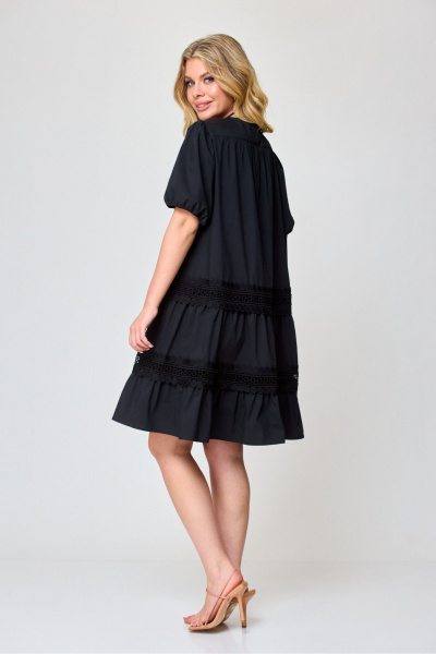Платье Laikony L-481 черный - фото 2