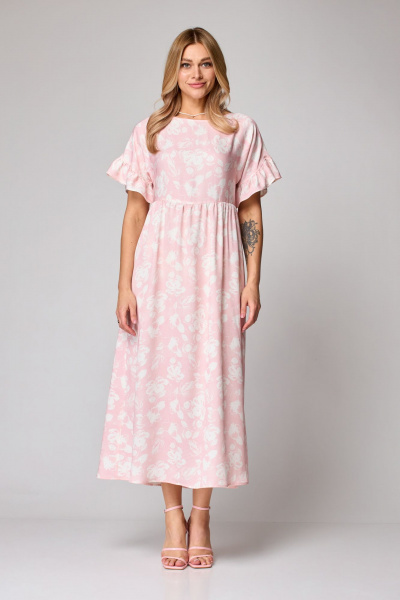 Платье STEFANY 864 розовый - фото 2