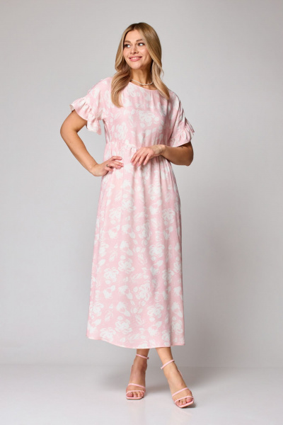 Платье STEFANY 864 розовый - фото 1