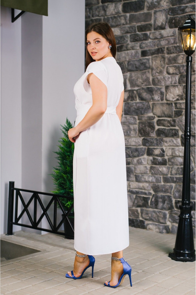 Платье MONA STYLE FASHION&DESIGN 21039 белый - фото 11
