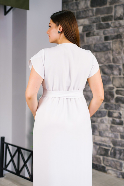 Платье MONA STYLE FASHION&DESIGN 21039 белый - фото 10