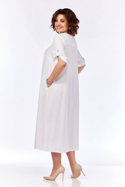 Платье SVT-fashion 600 белый - фото 4