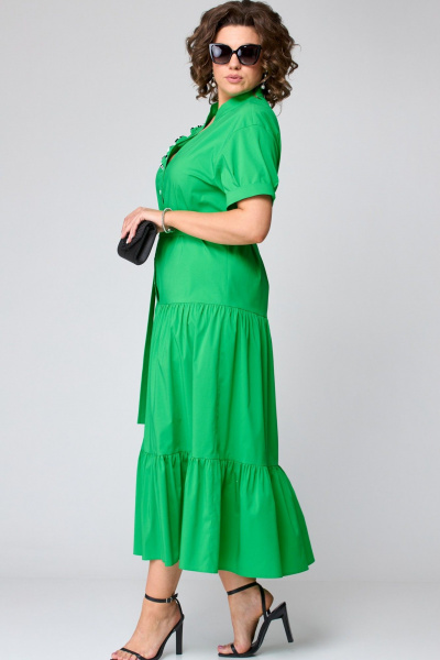 Платье EVA GRANT 7168 зелень - фото 3
