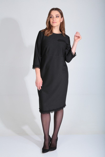 Платье MALI 420-105 черный - фото 2
