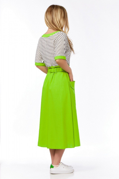 Платье LEANNA-STYLE 5010 зеленый - фото 5