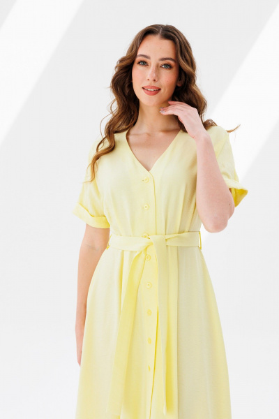 Платье ANIDEN 78-1 желтый - фото 4
