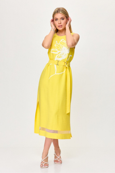 Платье Laikony L-102 желтый - фото 1