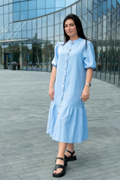 Платье Nati Brend 003 голубой - фото 1