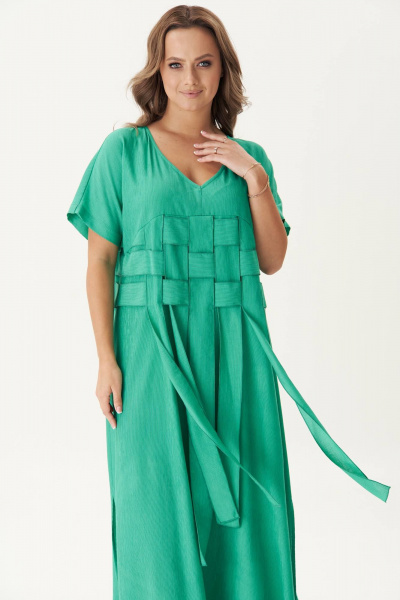 Платье Fantazia Mod 4795 зеленый - фото 2
