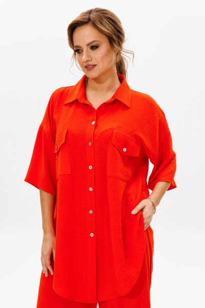 Блуза, брюки Mubliz 182 оранж - фото 18