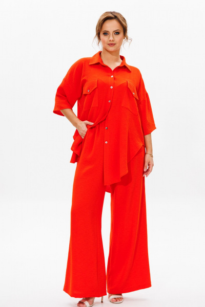 Блуза, брюки Mubliz 182 оранж - фото 1