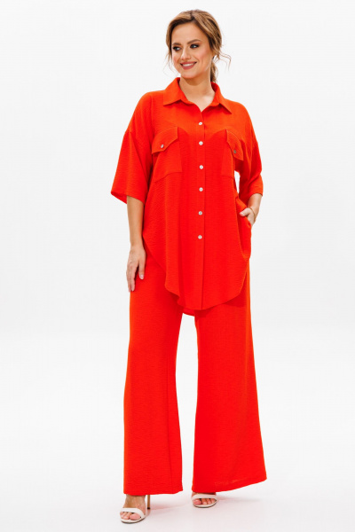 Блуза, брюки Mubliz 182 оранж - фото 3