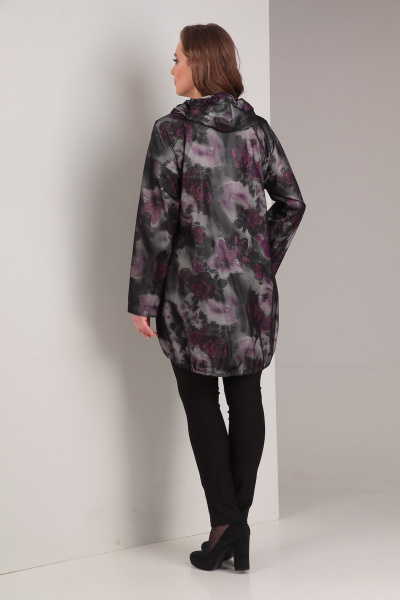 Куртка Диомант 1201 серо-фиолетовый - фото 2