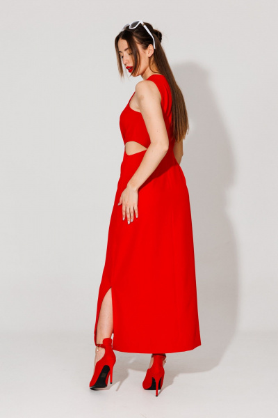 Платье NikVa 551-1 красный - фото 5