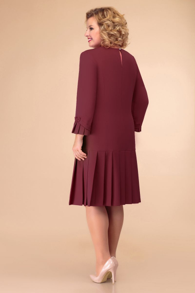 Платье Svetlana-Style 1429 бордовый - фото 2